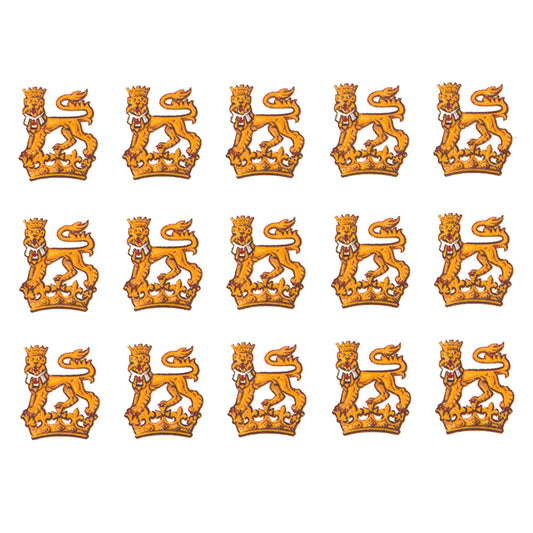 Royal Coat of Arms Insignia Overglaze Ceramic Decals