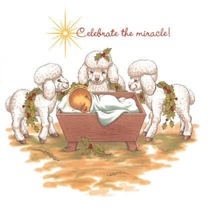 Christmas Nativity Celebrate the Miracle Overglaze Ceramic Decals