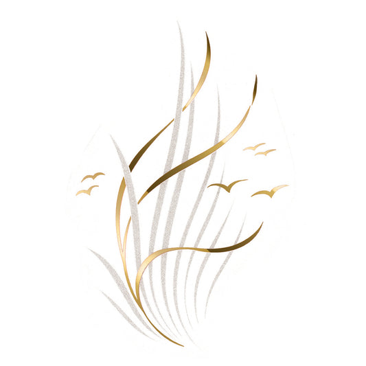 Seagrass Seagulls Overglaze Waterslide Ceramic Decals
