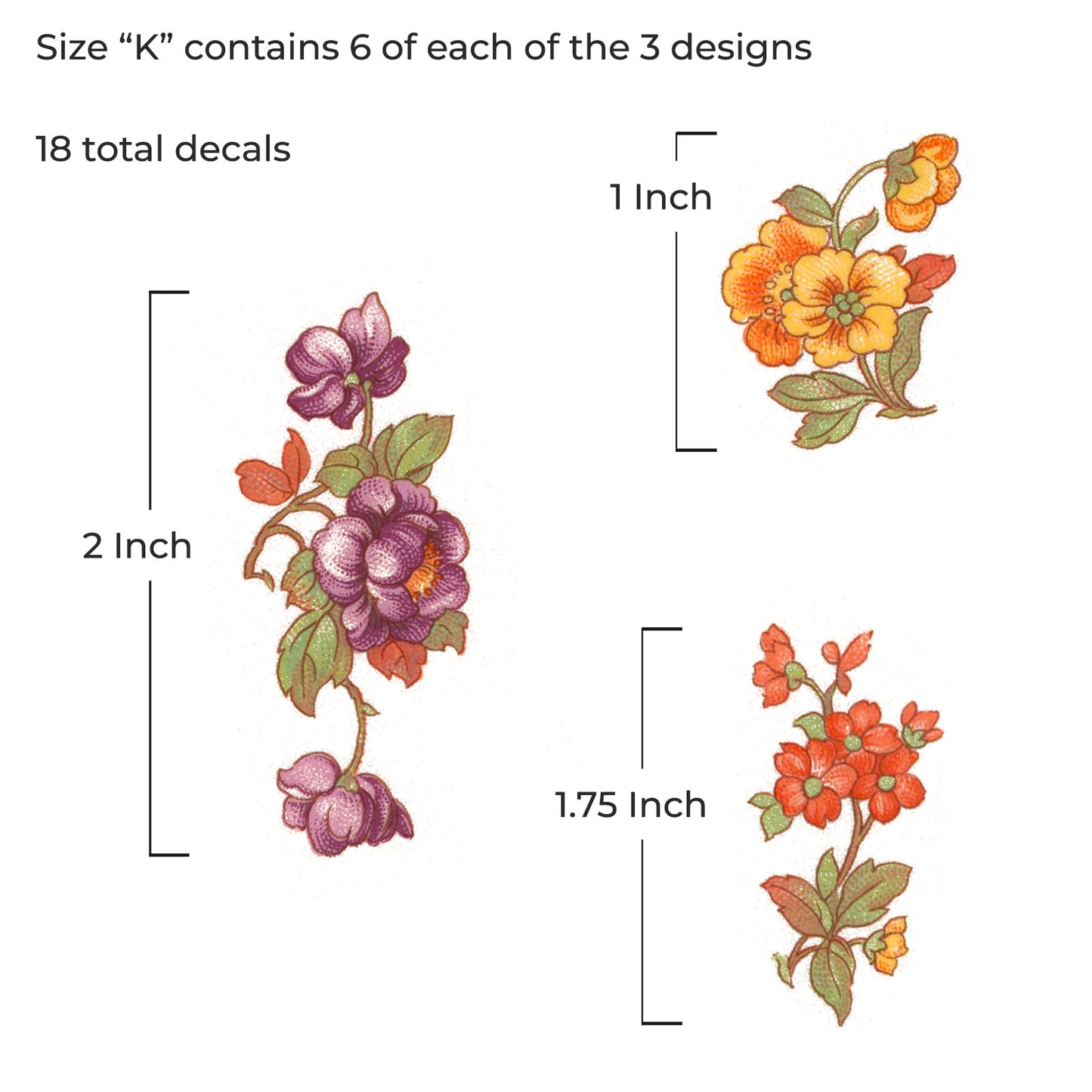 Madeline Bird Flowering Tree Motif Overglaze Waterslide Ceramic Decals