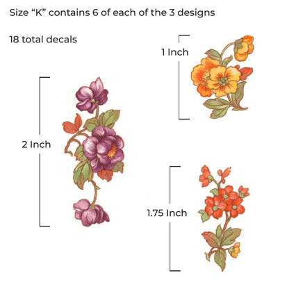 Madeline Bird Flowering Tree Motif Overglaze Waterslide Ceramic Decals