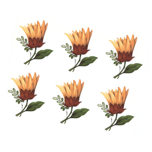 Sunflower Buds Overglaze Ceramic Decals