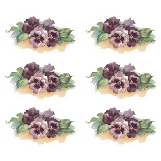 Flowers Morgan Pansy EF Overglaze Ceramic Decals