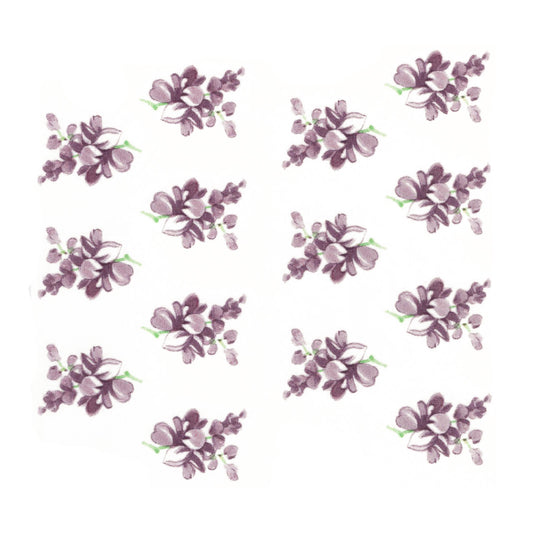 Flowers Lilac Mist 1 Inch Overglaze Ceramic Decals