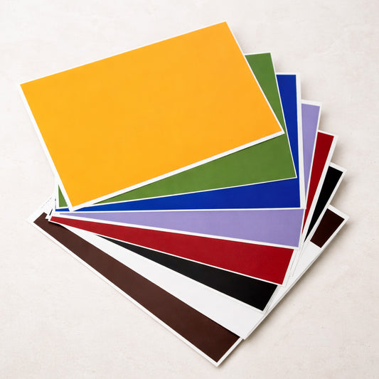 Solid Color Ceramic Decal Paper - 9 x 13 Inch