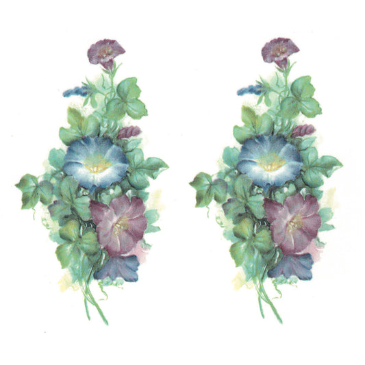Flowers Morning Glory Overglaze Ceramic Decals