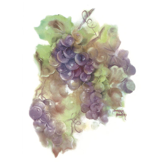 Joanne Hawley Grapes Overglaze Ceramic Decals