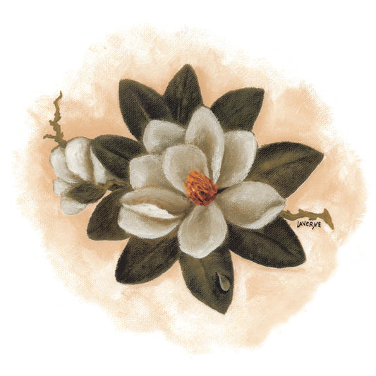 Flowers White Magnolia Overglaze Ceramic Decals