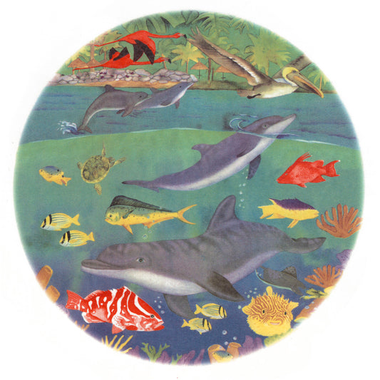 Ocean Life Under the Sea Overglaze Ceramic Decals