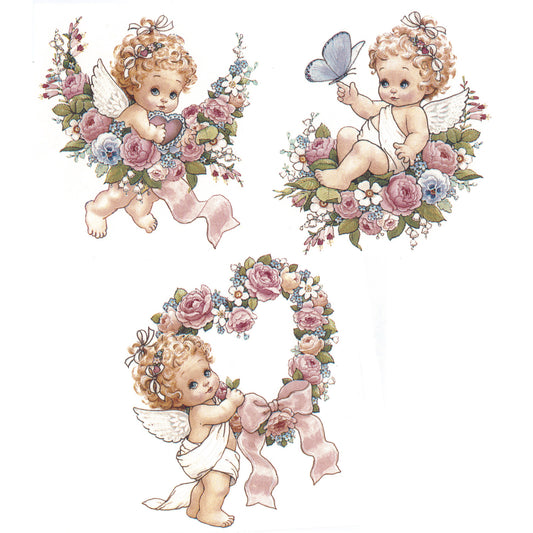 Flowers Florangels Angels Overglaze Ceramic Decals