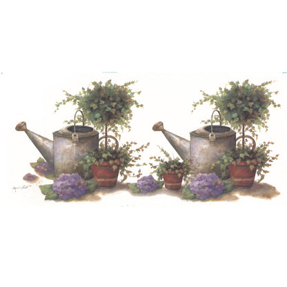 Topiary Watering Can Overglaze Ceramic Decals
