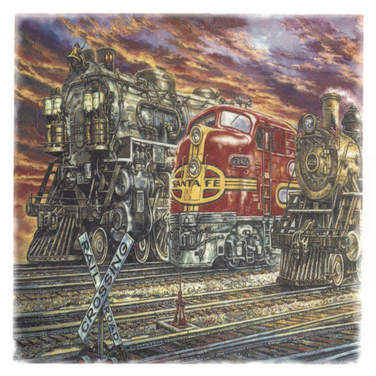 Heritage of the Rail Santa Fe Train Tile Overglaze Ceramic Decals