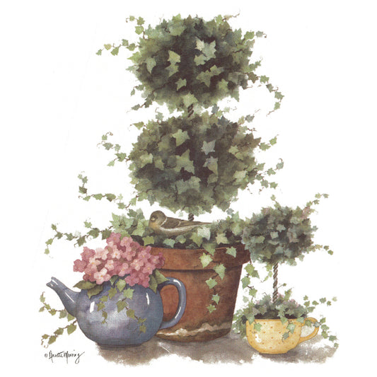 Topiary Tea Pots Overglaze Ceramic Decals