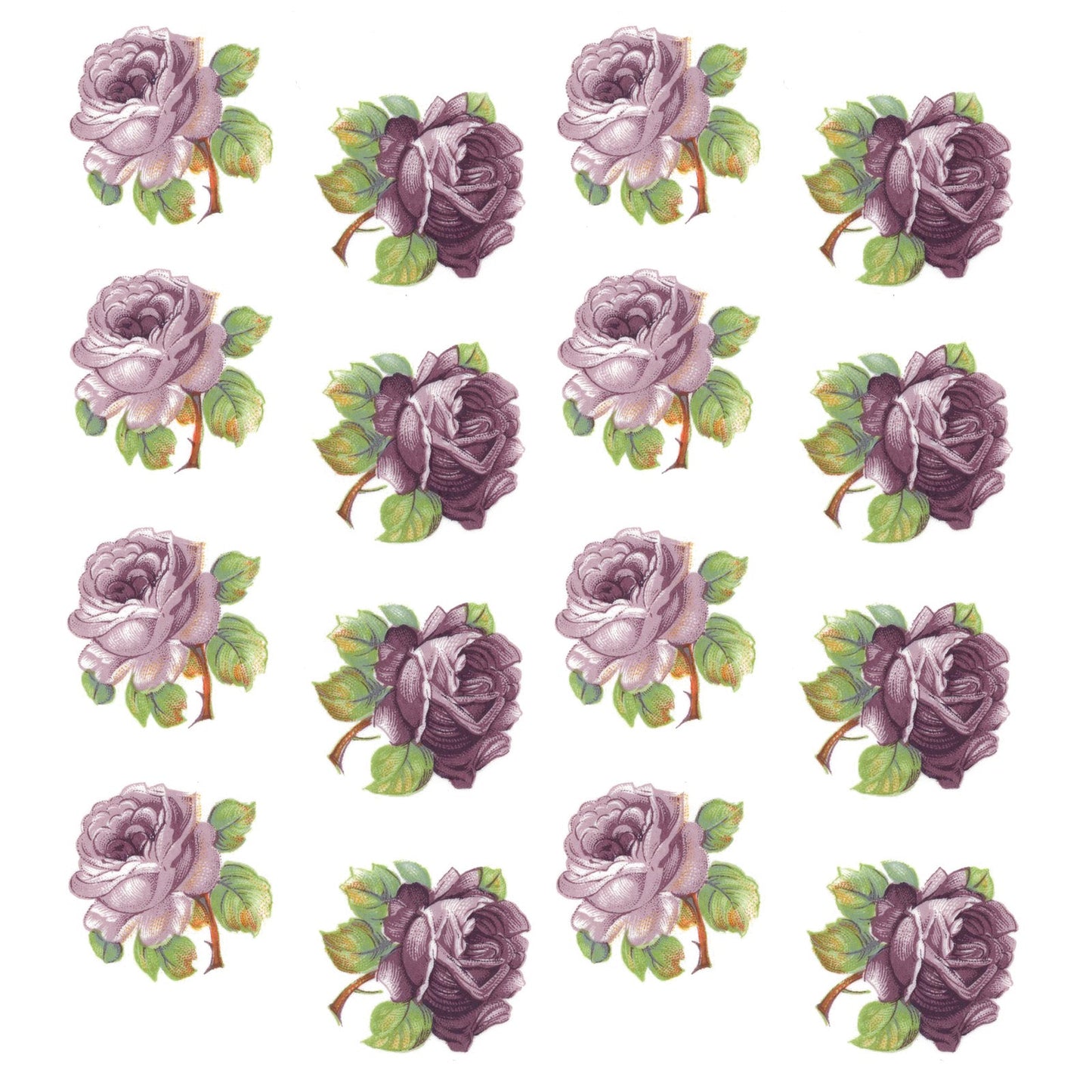 Roses Borders and Curves Overglaze Ceramic Decals