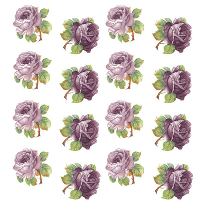 Roses Borders and Curves Overglaze Ceramic Decals