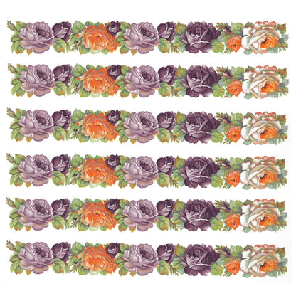 Roses Borders and Curves Overglaze Ceramic Decals
