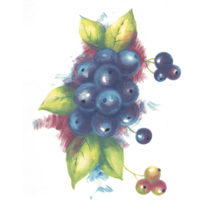 Blueberries Overglaze Ceramic Decals