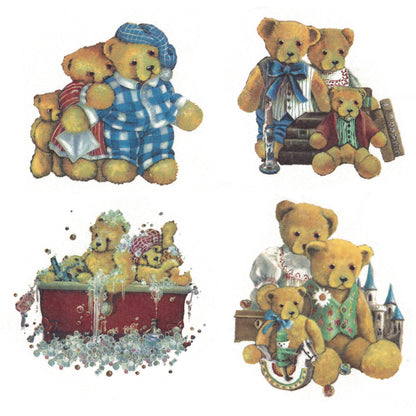 Happy Days Teddy Bears Overglaze Ceramic Decals