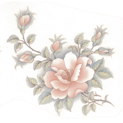 Flowers Geranium Contessa Peach Overglaze Ceramic Decals