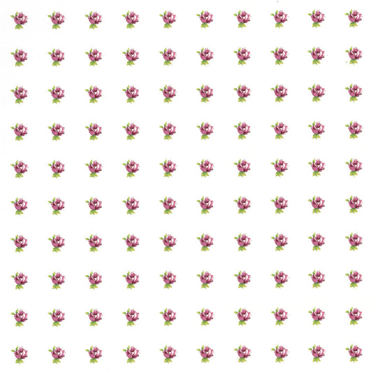 Flowers Tiny Pink Buds Overglaze Ceramic Decals