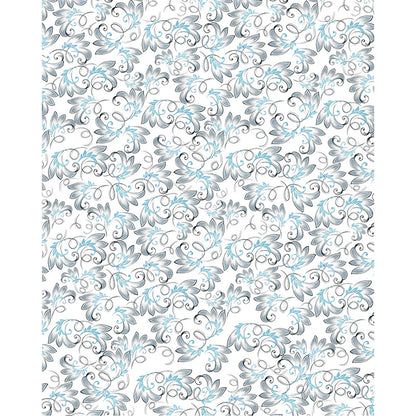 Allover Chintz Royale Pattern 9 x 13.5 Inch Overglaze Ceramic Decal Sheet