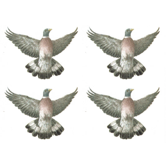 Wood Pigeon Overglaze Waterslide Ceramic Decals