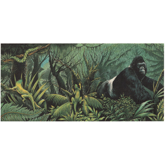 Gorilla in the Jungle Mug Wrap 7.5 x 3.5 In 1 pc Overglaze Waterslide Ceramic Decals