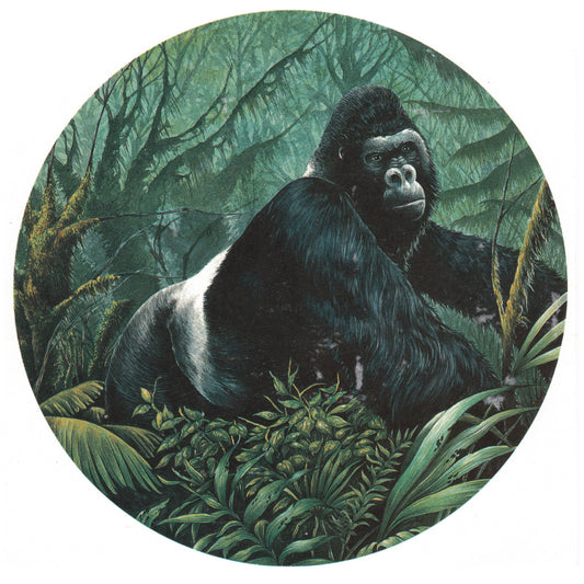 Gorilla in the Jungle Overglaze Waterslide Ceramic Decals
