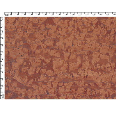 Allover Chintz Sunset Red Marble 16 x 12 Inch Overglaze Ceramic Decal Sheet