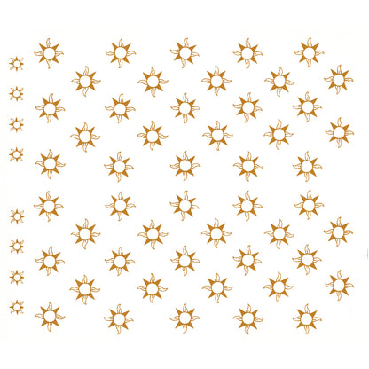 Overglaze Waterslide Ceramic Decals – Christmas Gold Star Mug Wrap