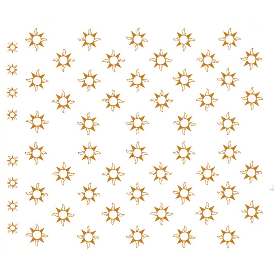 Overglaze Waterslide Ceramic Decals – Christmas Gold Star Mug Wrap