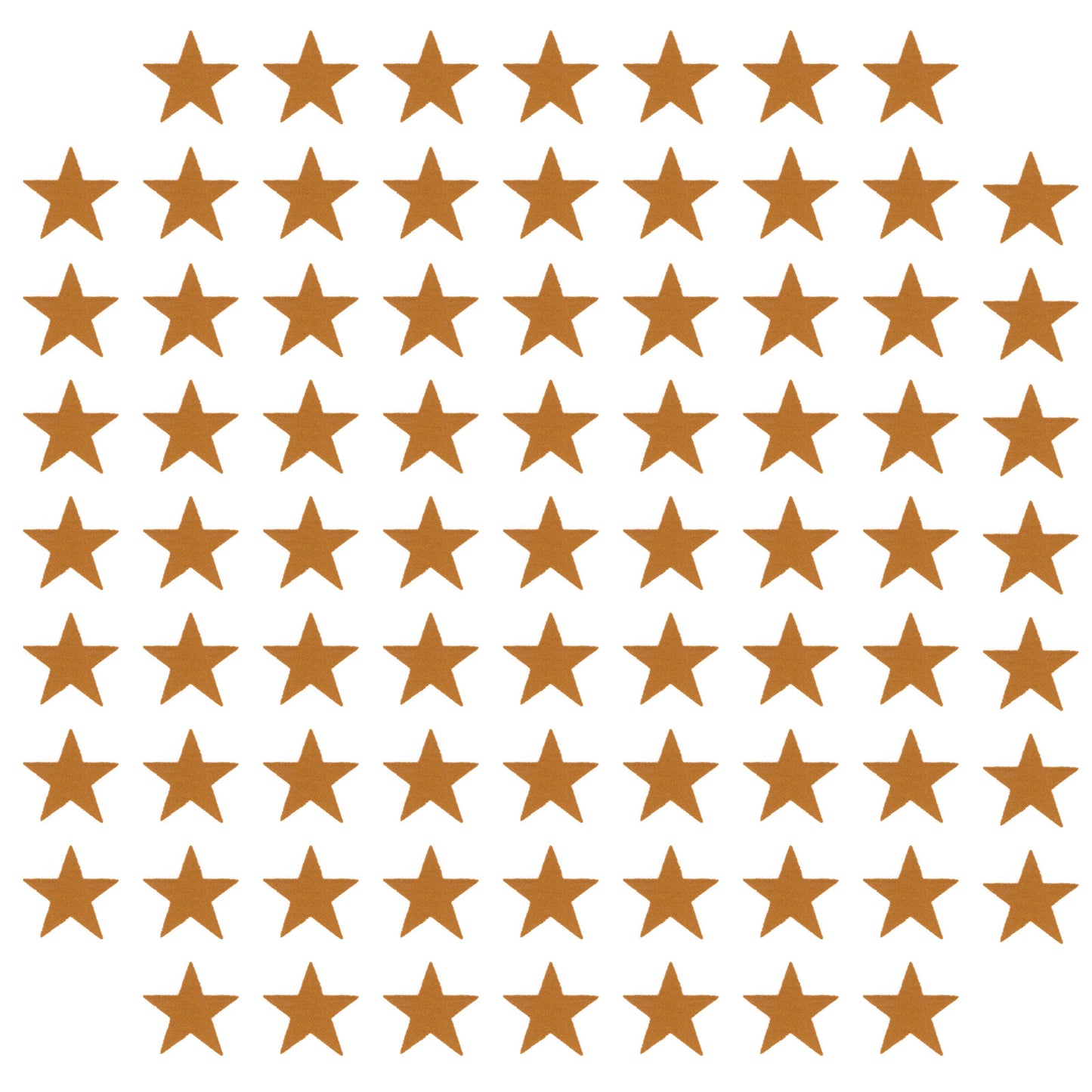 Overglaze Waterslide Decals for Ceramics – 5/8 Inch Stars – Choose Color