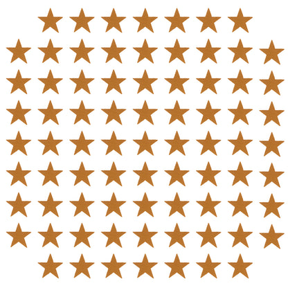Overglaze Waterslide Decals for Ceramics – 5/8 Inch Stars – Choose Color