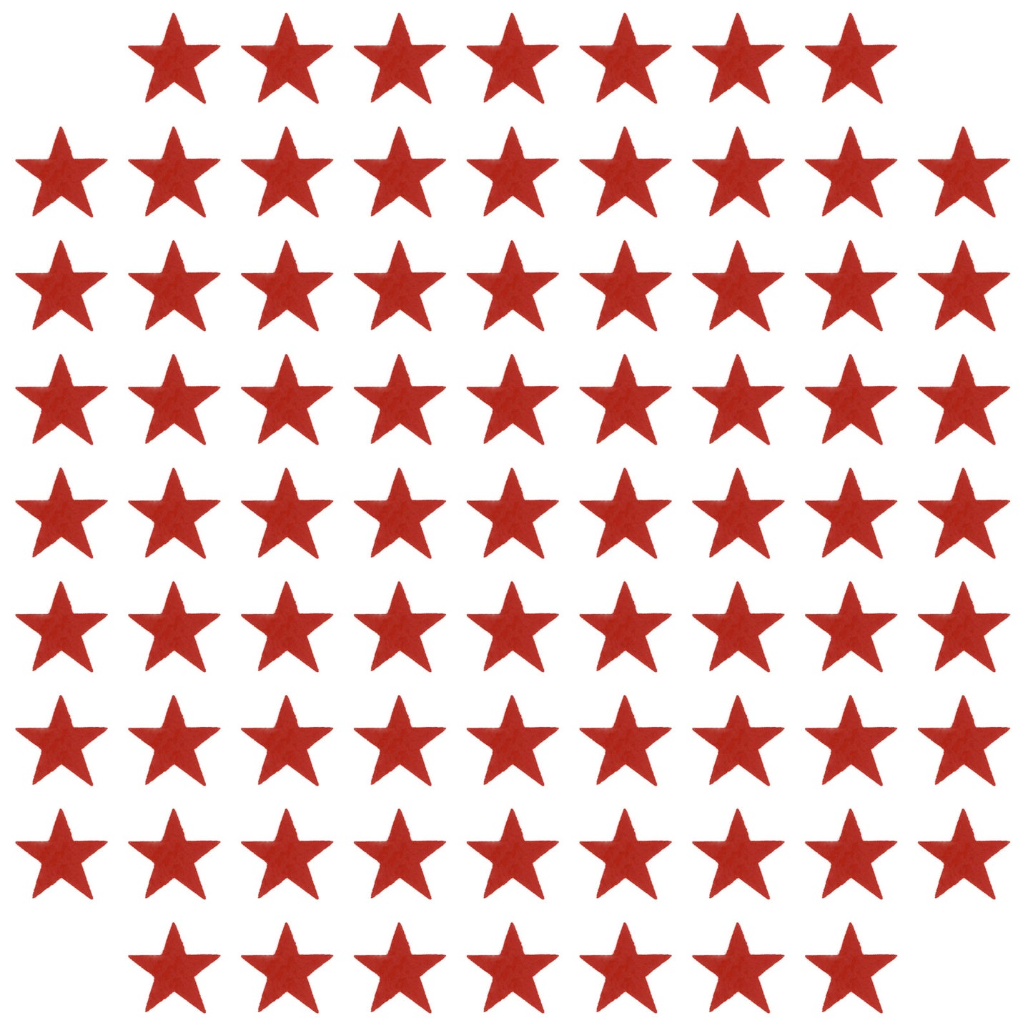 Overglaze Waterslide Decals for Ceramics – 5/8 Inch Stars – Choose Color