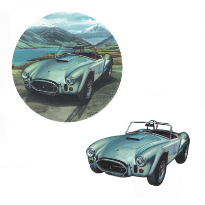 Waterslide Decal for Ceramics - Vintage Roadster – Classic Sports Car
