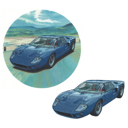 Waterslide Decal for Ceramics - Ford GT40 – Classic Sports Car