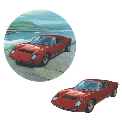 Waterslide Decal for Ceramics - Lamborghini Miura – Classic Sports Car