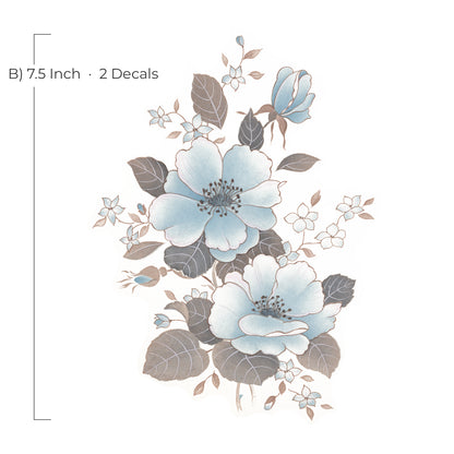 Waterslide Decal for Ceramics - Blue Wild Roses – Vintage Botanical