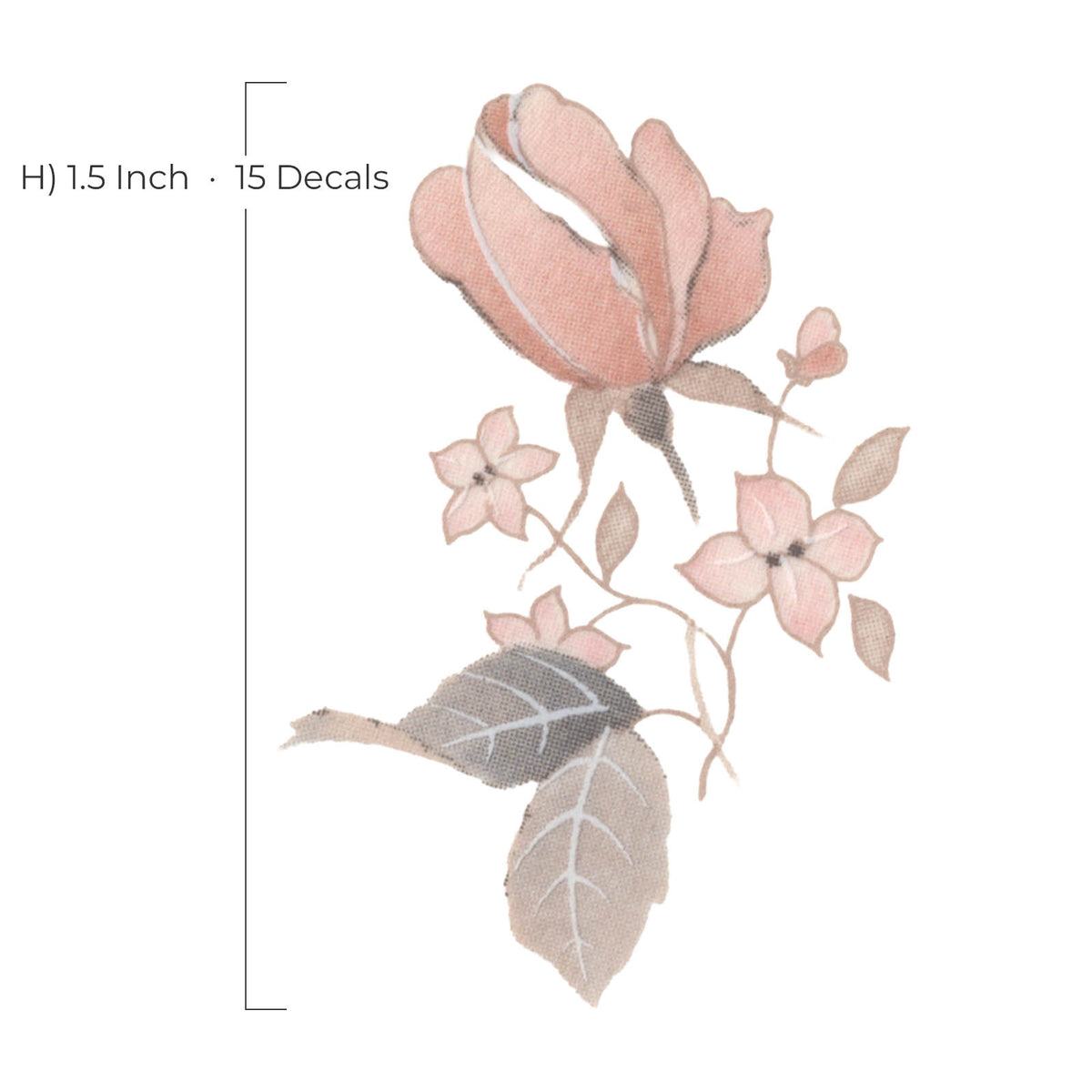 Waterslide Decal for Ceramics - Pink Wild Roses – Vintage Botanical