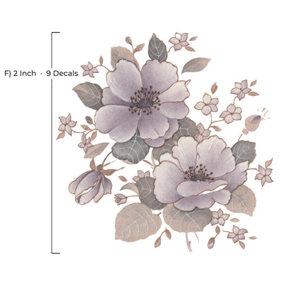 Waterslide Decal for Ceramics - Lavender Wild Roses – Vintage Botanical