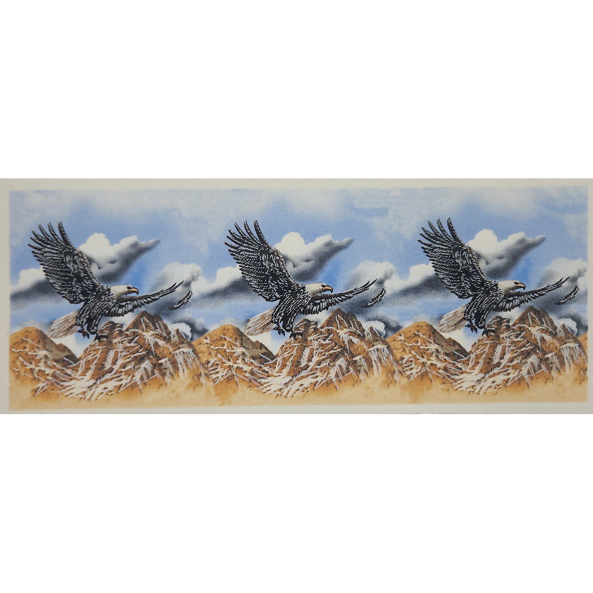 Eagle Mountain Mug Wrap Overglaze Waterslide Ceramic Decal