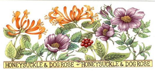 Honeysuckle Rose Mug Cup Wrap 1 pc 7.5 x 3.25 Inch Waterslide Ceramic Decal