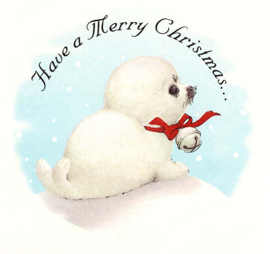 Have a Merry Christmas White Seal Overglaze Waterslide Ceramic Decals