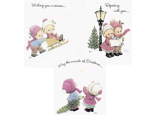 Christmas Wishing Season Overglaze Ceramic Decals