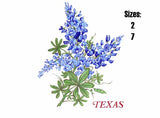 Flowers Texas Blue Bonnet Ceramic Decals 10740
