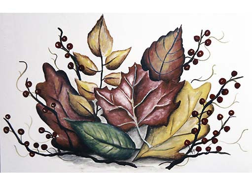 Fall Leaves Ceramic Decals 11913