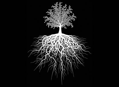Tree of Life 2 pcs 3.75 Inch White Fused Glass Decals
