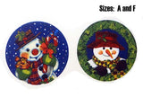Christmas Snowman Face Ceramic Decals 3152