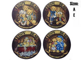 Happy Days Teddy Bears Ceramic Decals 3202