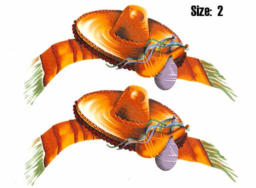 Recipes Sombrero Ceramic Decals 5659